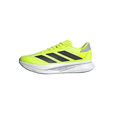 Imagem de adidas Performance Duramo SL 2 Tênis de corrida masculino, Lucid Lemon/Core Black/Halo Silver, 10 US