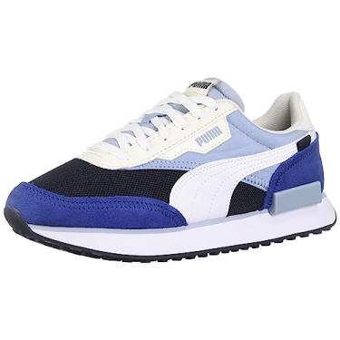 Imagem de PUMA Tênis infantil unissex Future Rider Splash, Blue Wash-puma Black-puma Branco, 6 Big Kid