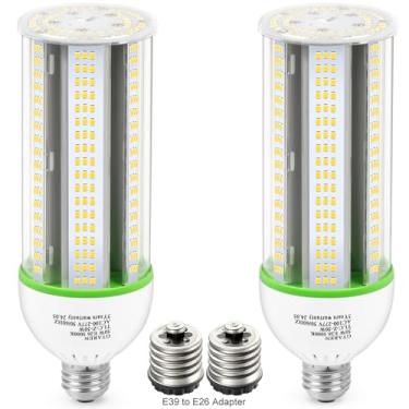 Imagem de Lâmpada LED de espiga de milho de 50 W, equivalente a 500 W, luz do dia 5000 K, base E26/E39, 5600 lúmens - substitui 175W MH/CFL, para garagem, armazém, oficina, rua, quintal