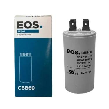 Imagem de Capacitor Simples 15MFD 380V 2 Terminais Lavadora - EOS