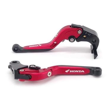 Imagem de Manete Esportivo Cbr600f Cbr 600f 11 12 13 14 - Special Levers, Vermel