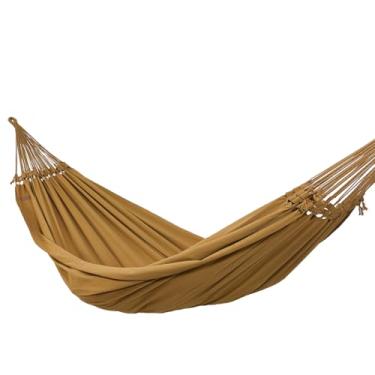 Imagem de Rede de Dormir e Descanso Super Tijubana Casal Extra 100% Algodão Jaguaruana. (Caramelo)