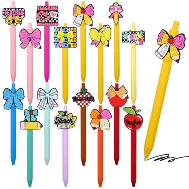 Imagem de 16 canetas esferográficas engraçadas para professores, presentes de volta às aulas para professores, agradecimento, agradecimento, lembrancinhas de festa, material de escritório escolar
