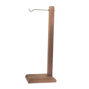 Imagem de KiBcsLic Suporte para sinos de vento, suporte para pingente, organização de mesa, cabide para lanterna, cabide para mesa de jantar, casamento e eventos, Marrom