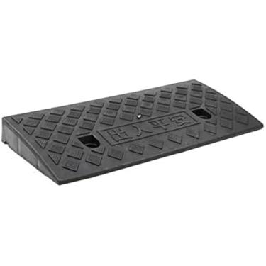Imagem de Rampa De Garagem Para Automóveis 5-17 Cm Rampas De Meio-fio De Plástico, Rampas Antiderrapantes Para Veículos Com Parafusos, Rampa De Inclinação Para Degraus, Limiar De Canal, Black, 50 * 22 * 5cm