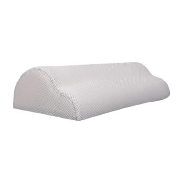 Imagem de YWJLQH Apoio para os pés para elevações de pernas sob a mesa, almofada lavável para descanso de pernas sob a mesa, apoio para os pés para casa, escritório, Cinza