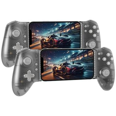 Imagem de 2 Pack Wireless Mobile Gaming Controller for Android/iPhone, Switch - Play Console Games on Your Phone - Stream PC, Xbox, Play Station, Touch Screen Android Games, Hall Effect Joysticks Call of Duty