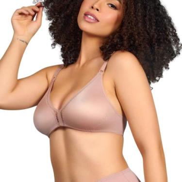 Imagem de Sutiã Classico Triangulo Tactel S/ Aro e Bojo Duloren 121519, G, Casta