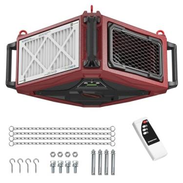 Imagem de Abestorm Sistema De Filtragem De Ar De 1080 Cfm, Coletor De Pó Para Oficina Com Ventilador De Vórtice Potente, Adequado Para Marcenaria, Garagem, Oficinas, Até 1100 Pés Quadrados.