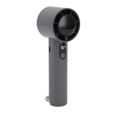 Imagem de AUNMAS Fã Portátil Portátil, Silencioso Recarregável 5 Velocidades Display Digital Ajustável Mini -Pocket Fan para Viagens, Praia, Acampamento, Atividades Ao Ar Livre (Preto)