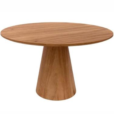 Imagem de Mesa Paris Redonda 120x120 Minas Plac Cor Cinamomo - Estrela Móveis