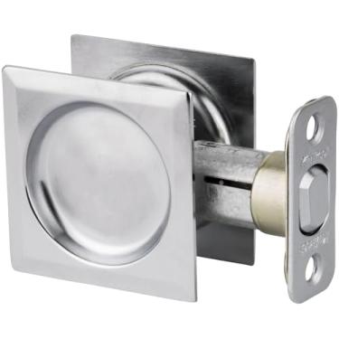 Imagem de Kwikset 334SQT-26D Fechaduras de porta de passagem, Cromado acetinado