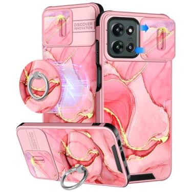 Imagem de Buleens Capa para Moto G 2025 - Design bonito com suporte de anel e capa de câmera para mulheres meninas bonita feminina moda adolescentes capa de telefone para Motorola Moto G 2025 capa compatível