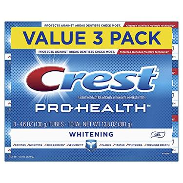 Imagem de Crest Creme Dental Em Gel Clareador Pro-Health, 4,6 Oz, 3 Unidades, Triplo