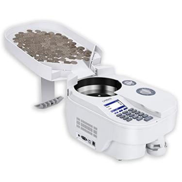 Imagem de Ribao HCS-25 Contagem de valor de voltagem dupla alta velocidade resistente compacto portátil contador e classificador de moedas