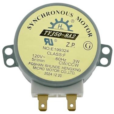 Imagem de WB26X32190 Motor de mesa giratória de micro-ondas TYJ50-8A2 peças de reposição OEM, substitui 5304509440, WB26X10176, WB26X30161, 00617213, 5304513471