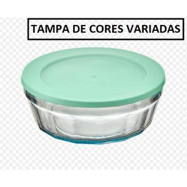 Imagem de Tigela em vidro Laguna com Tampa em Plástico 1,5L - Vitazza