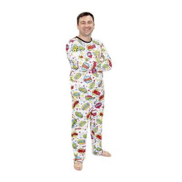 Imagem de Pijama Masculino Longo Divertido Bang-Bang - Alegria de Montar, P