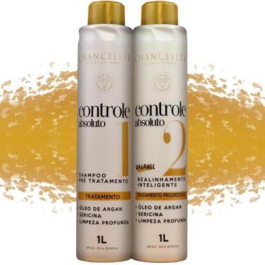 Imagem de Alisante Progressiva, Cabelos Mais Lisos E Sem Frizz 2L - Chanceller