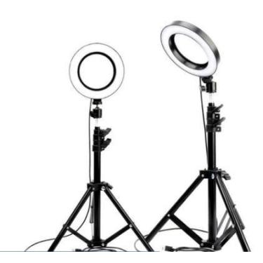 Imagem de Luz Ring Light 10 Pol Led 3500/5500k Tripé Suporte Celular  - resa