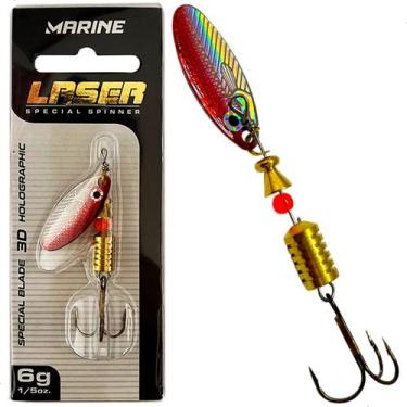 Imagem de Isca Artificial Pesca Marine Sports Spinner Laser 6g Fundo, Spinner La