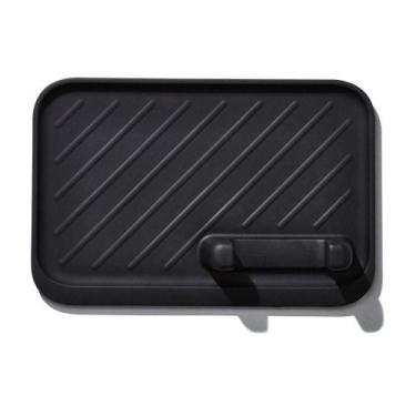 Imagem de Descanso Para Churrasco Em Silicone 26x15cm Oxo Preto