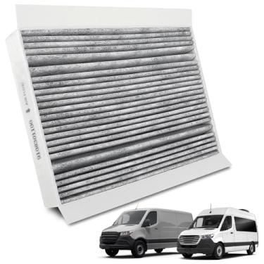 Imagem de partszen Filtro de ar de cabine serve para Mercedes Freightliner Sprinter 2500 3500 3500XD 2019-2024 Metris, Vito, Viano 2014-2022 Filtro de carvão ativado substituir A9108301100 A4478300000