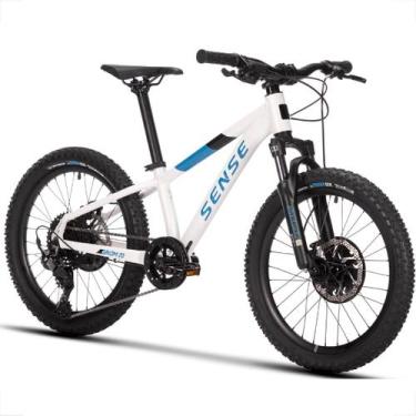 Imagem de Bicicleta Infantil Sense Grom Race Aro 20 2025 Shimano 9v, Branco, Úni