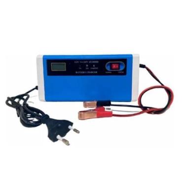 Imagem de Carregador De Bateria Caminhao 24 Volts 24v / Carro 12v 10ah - BATTERY