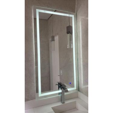 Imagem de Espelho com touch dimmer led 6500k embutido 0,70x1,00 - ESPELHOLED DEC