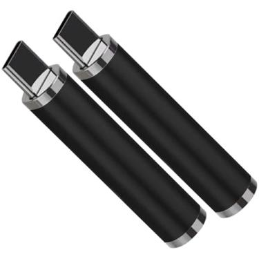 Imagem de Isqueiro elétrico, isqueiros USB tipo C suporte OTG isqueiro elétrico sem chama, à prova de vento, arco portátil mini isqueiros com porta USB-C