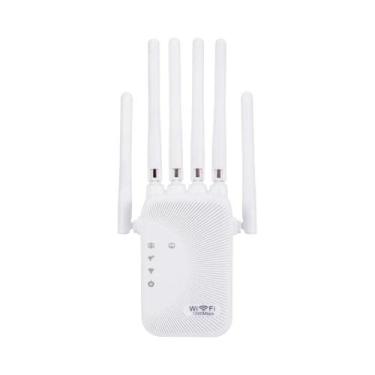 Imagem de Repetidor Amplificador WiFi Dual Band 2.4G 5G 1200 300Mbps Expansor De