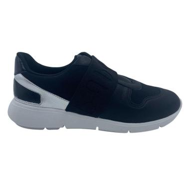 Imagem de Tênis Casual Calce Fácil Bebecê Preto 1344502 - Preto 35-Feminino