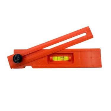 Imagem de WeiLaiKeQi Régua de medição para marcenaria Ferramenta para marcenaria Régua angular Multi-ângulo com nível de bolha