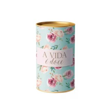 Imagem de Lata Para Ovo de Páscoa Serana A Vida é Doce 1un Cromus