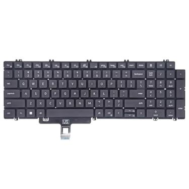 Imagem de Jxjslp Teclado retroiluminado de substituição para laptop Dell Latitude 15 5520 5521 5530 5531 5540 3540, Precision 3560 3570 3580 Series com layout dos EUA N7N16 0N7N16