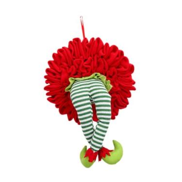 Imagem de Nishiyuenyi Guirlanda de Natal para Decorar, Enfeite Pendurado para Parede, Janela, Escritório, Inverno, Casa de Fazenda, Ano Novo, Pernas Verdes