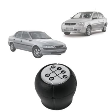 Imagem de Manopla Bola de Câmbio Vectra 1997 98 99 2000-5 Marchas - Resinado Prata