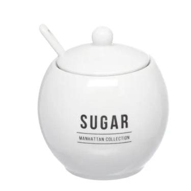 Imagem de Açucareiro em Porcelana 350ml Manhattan Branco Hauskraft