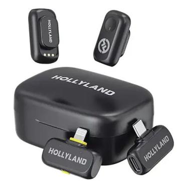 Imagem de Microfone Sem Fio Lapela Hollyland Lark A1 Profissional Cor Preto