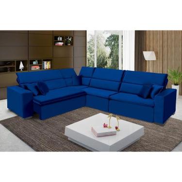 Imagem de Sofá Milão 2.50x3.75m de Canto, Retrátil e Reclinável