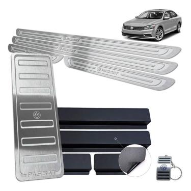 Imagem de Descanso Soleira Passat Highline 17 A 19 Prata Alto Relevo