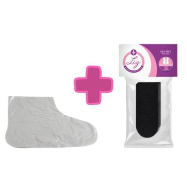 Imagem de 500 Palitos Bambu + 500 Mini Lixas Manicure Liz  PREMIUM - LIZ PRODUTO