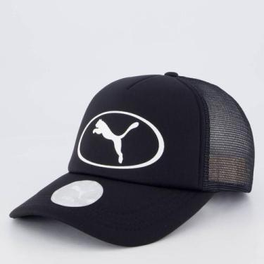 Imagem de Boné Puma Cat Logo Trucker Preto, Único
