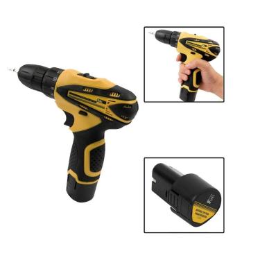 Imagem de Parafusadeira A Bateria 12V Sem Fio Com Carregador Comled