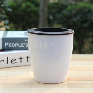 Imagem de HEEPDD Plantador de Flores Redondas, água de Resina PP de água Auto -absorvente para Plantio Doméstico, Dentro de Casa e Nan Ao Ar Livre Nan (M3 pote)