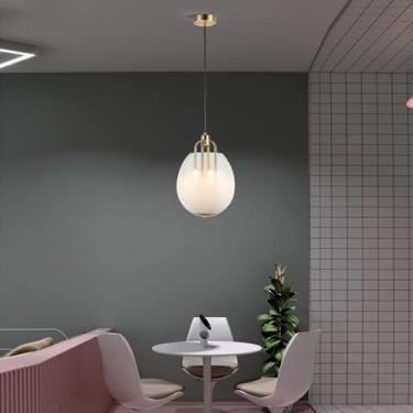 Imagem de Lustres modernos丨Luminárias de teto para sala de estarLuminárias suspensas para sala de jantar丨Luminária suspensa com decoração de personalidade para quarto nórdico, decoração moderna