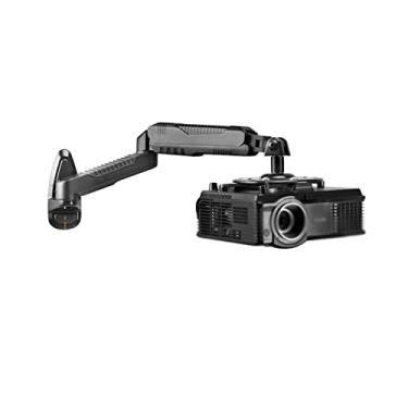 Imagem de Suporte de projetor rack de projetor para casa prateleira de projetor montada na parede sala de estar sala de conferências suporte telescópico para projetor ajustável