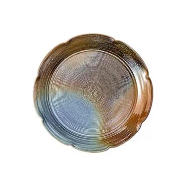 Imagem de Prato de sobremesa universal prato de jantar quadrado louça de cerâmica de cor sólida prato de jantar de estilo ocidental para casa adequado para carne massa pizza prato de jantar de restaurante para