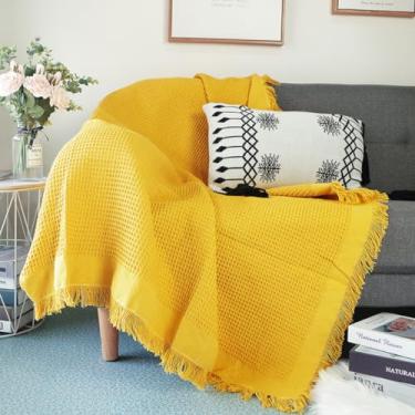 Imagem de 5JJJLOOOPP Multicapa Mostarda 90 * 90 cm 180 * 230 cm Toalha de mesa retangular resistente a manchas (cor 8 130 * 180 cm)